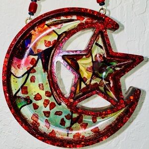 Crescent Moon & Star Wall Art